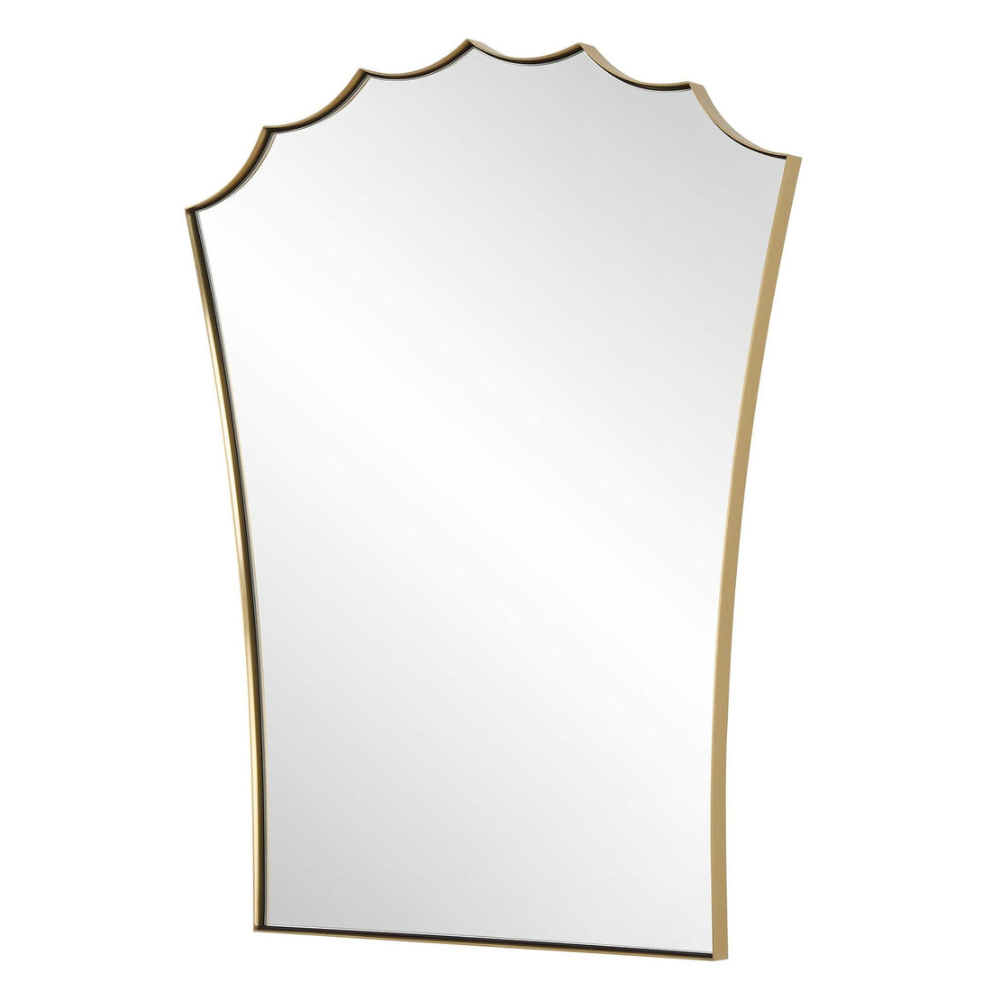 UTTERMOST MONARCH SCALLOPED ARCHED VANITY MIRROR - Mirrors