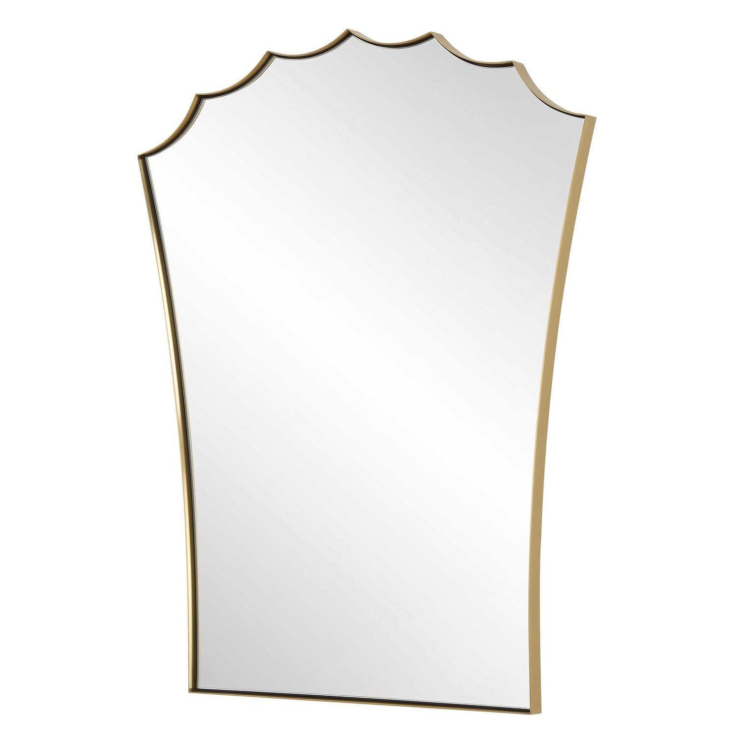 UTTERMOST MONARCH SCALLOPED ARCHED VANITY MIRROR - Mirrors