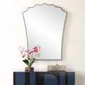 UTTERMOST Monarch Scalloped Arched Vanity Mirror - Mirrors