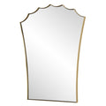 UTTERMOST Monarch Scalloped Arched Vanity Mirror - Mirrors