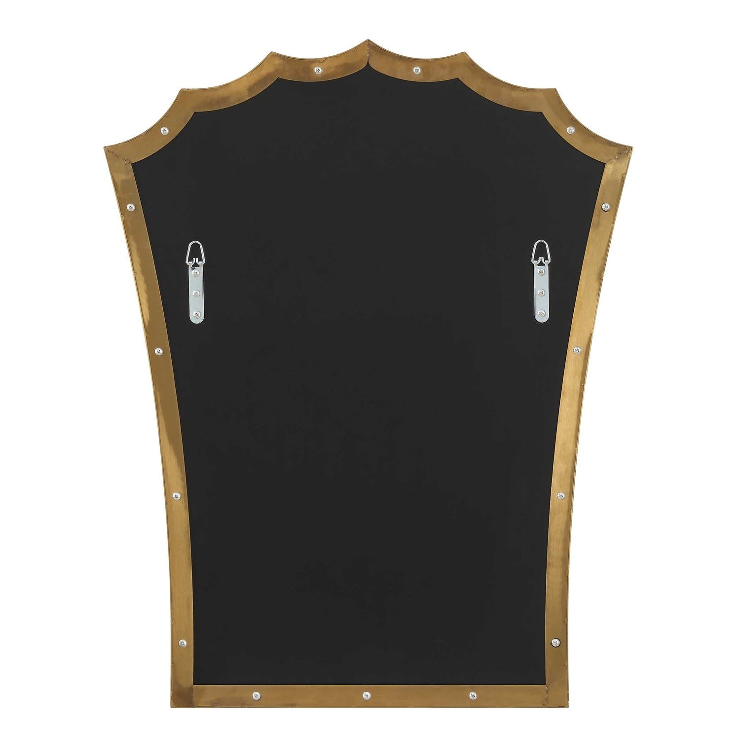 UTTERMOST Monarch Scalloped Arched Vanity Mirror - Mirrors