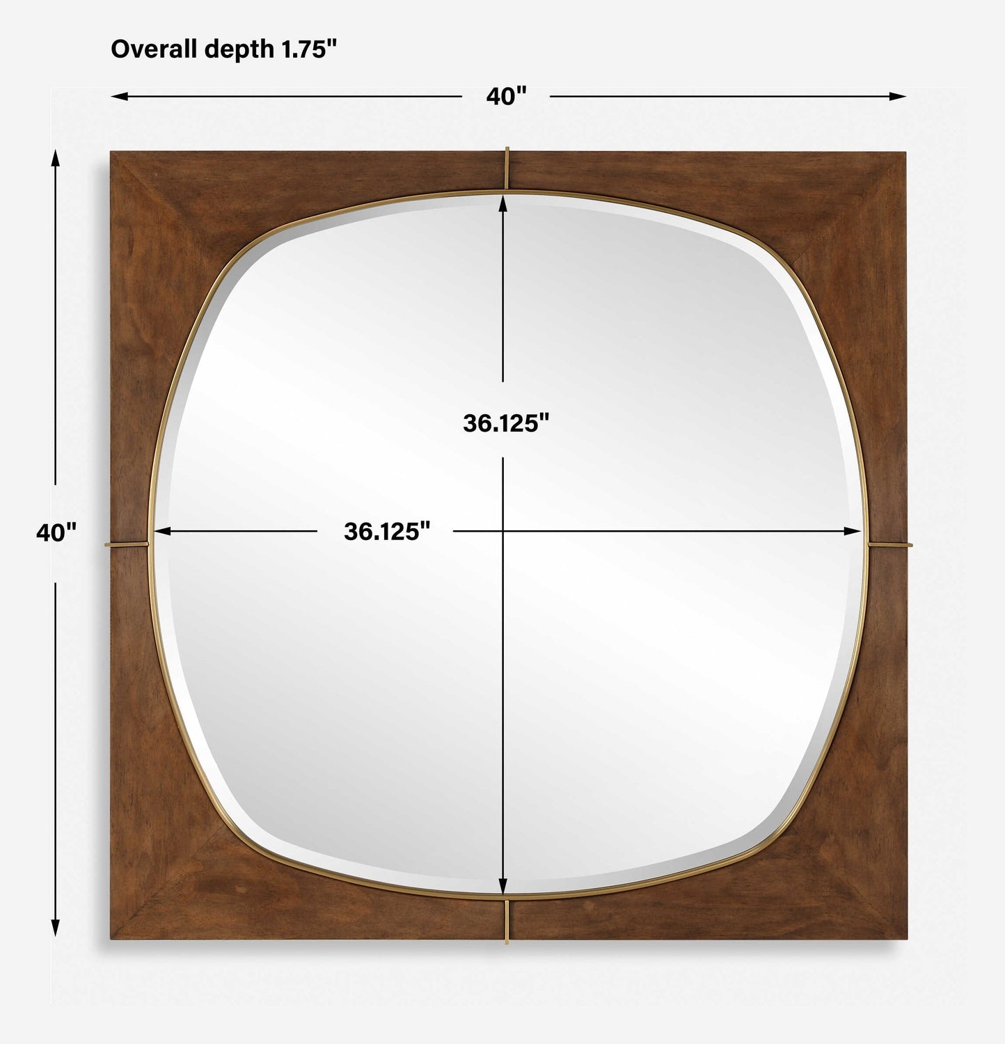 UTTERMOST GARONNE SQUARE MIRROR - Mirrors