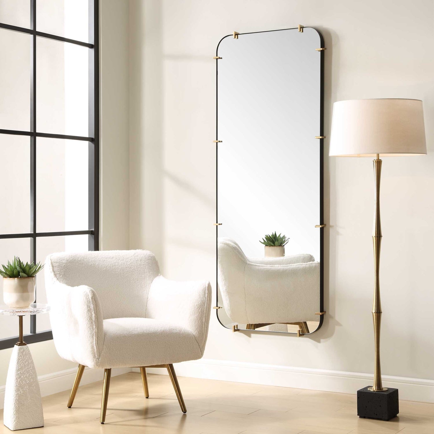 UTTERMOST PALI INDUSTRIAL DRESSING MIRROR - Mirrors