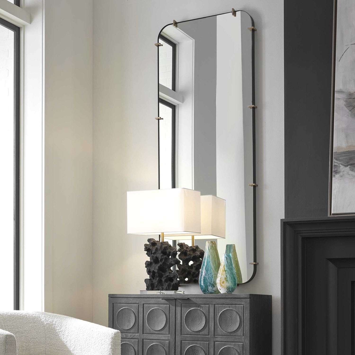 UTTERMOST Pali Industrial Dressing Mirror - Mirrors