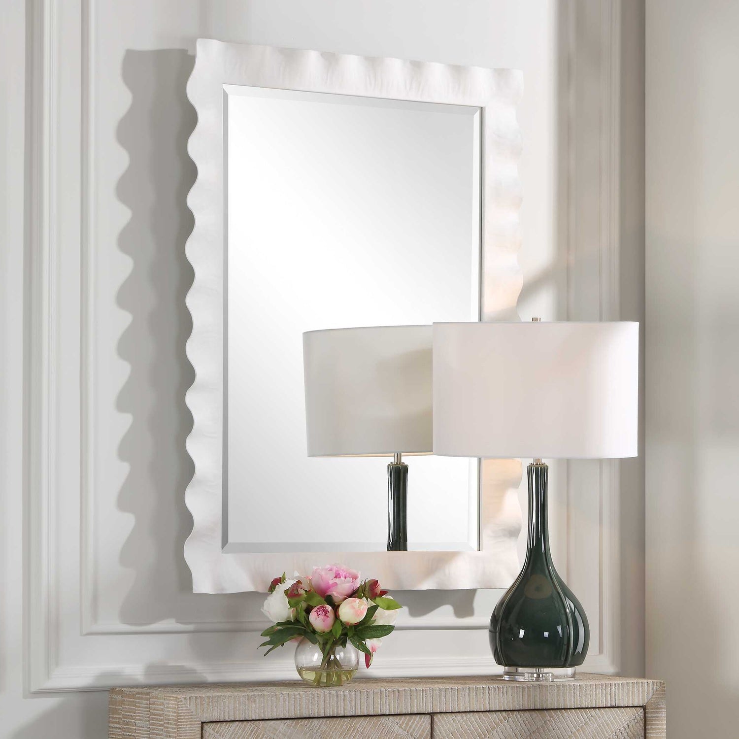UTTERMOST Haya Scalloped Mirror - Mirrors