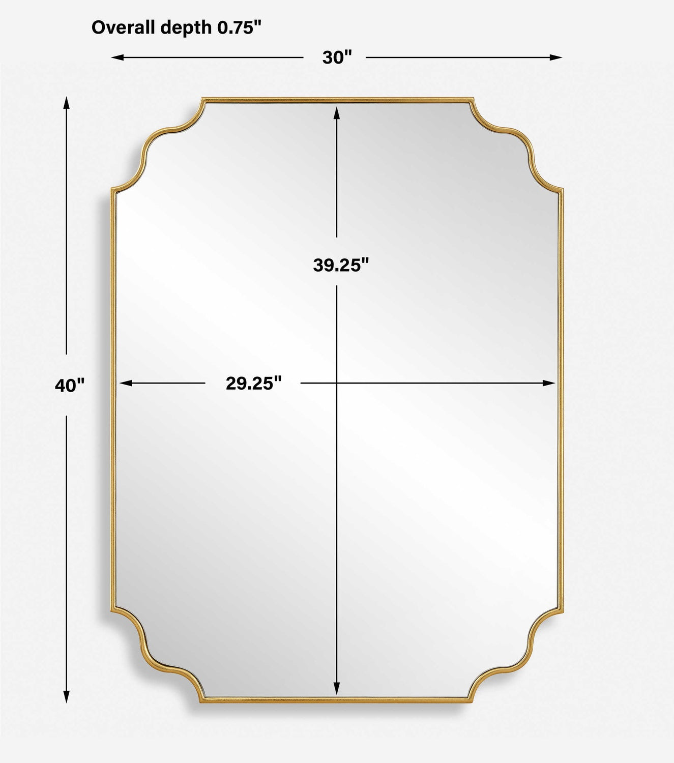 UTTERMOST LENNYN VANITY MIRROR - Mirrors