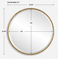 UTTERMOST SUTTON AGED MIRROR - Mirrors