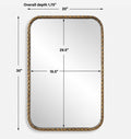UTTERMOST A LITTLE KNOTTY VANITY MIRROR - Mirrors