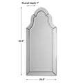 UTTERMOST HOVAN FRAMELESS ARCHED MIRROR - Mirrors