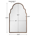 UTTERMOST Brayden Arch Metal Mirror - Mirrors