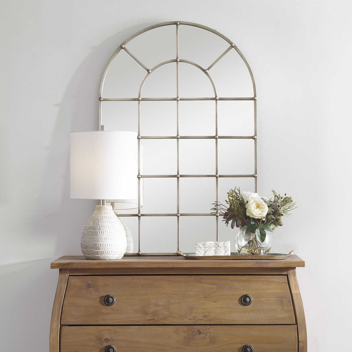 UTTERMOST Barwell Arch Window Mirror - Mirrors