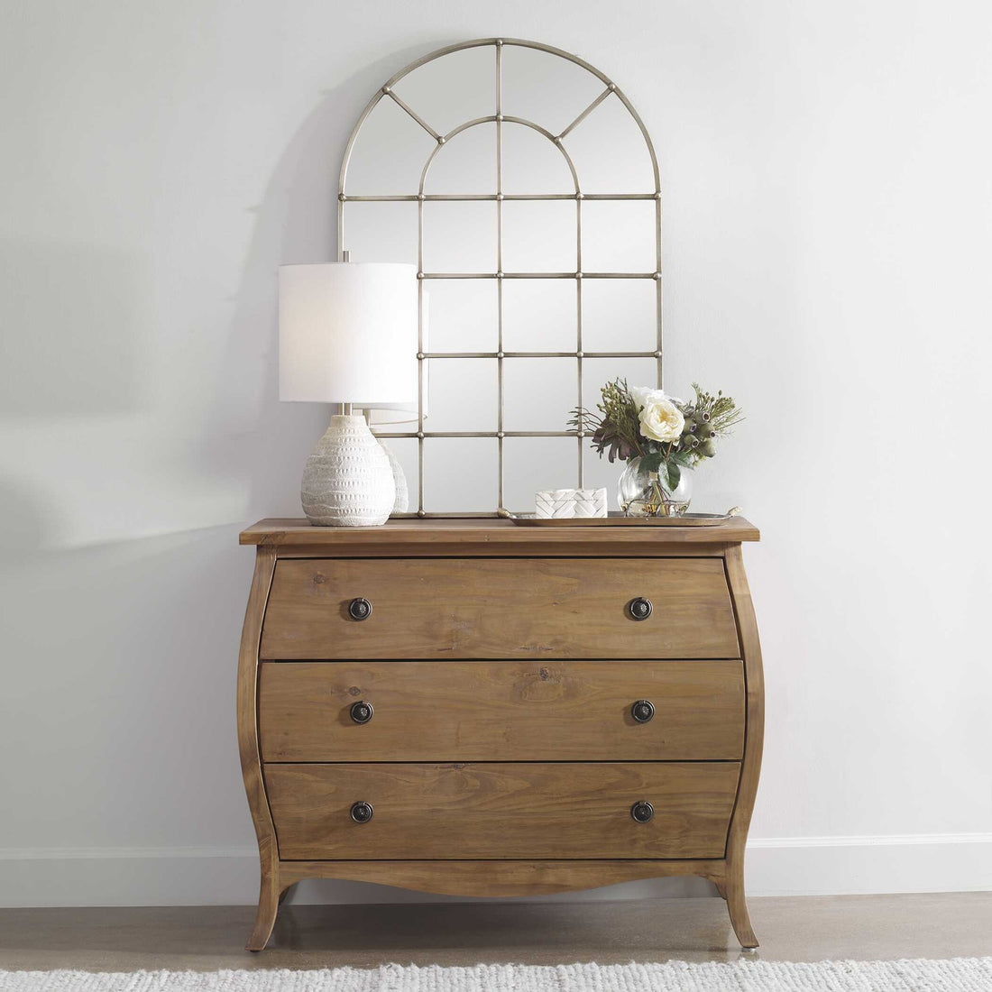 UTTERMOST Barwell Arch Window Mirror - Mirrors