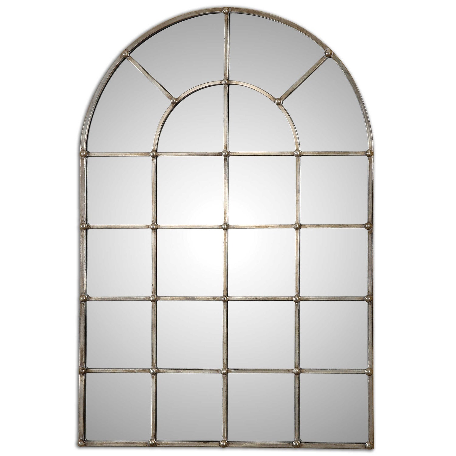 UTTERMOST BARWELL ARCH WINDOW MIRROR - Mirrors