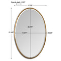 UTTERMOST HERLEVA OVAL MIRROR - Mirrors