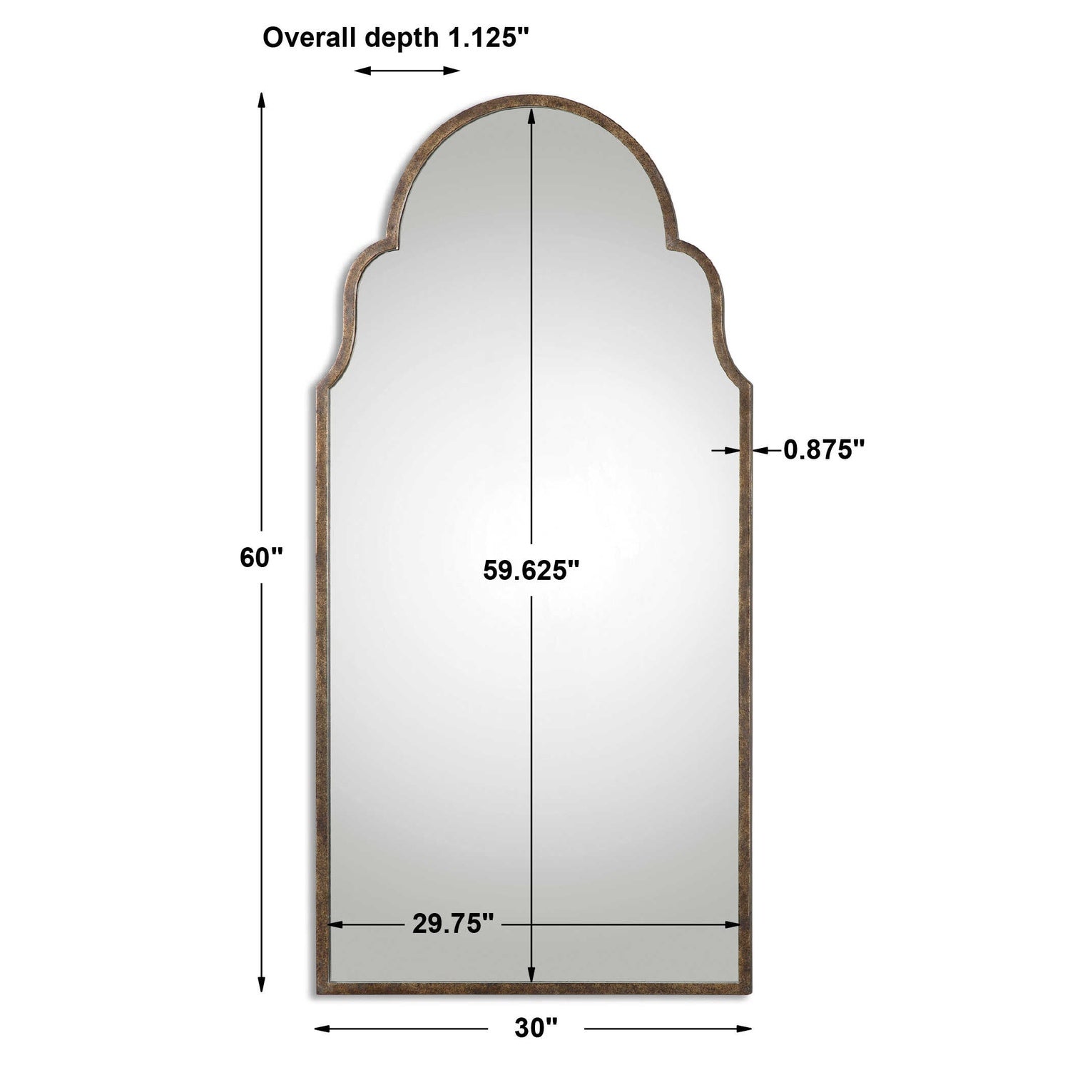UTTERMOST Brayden Arch Mirror - Mirrors