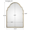 UTTERMOST Brayden Petite Arch Mirror - Mirrors