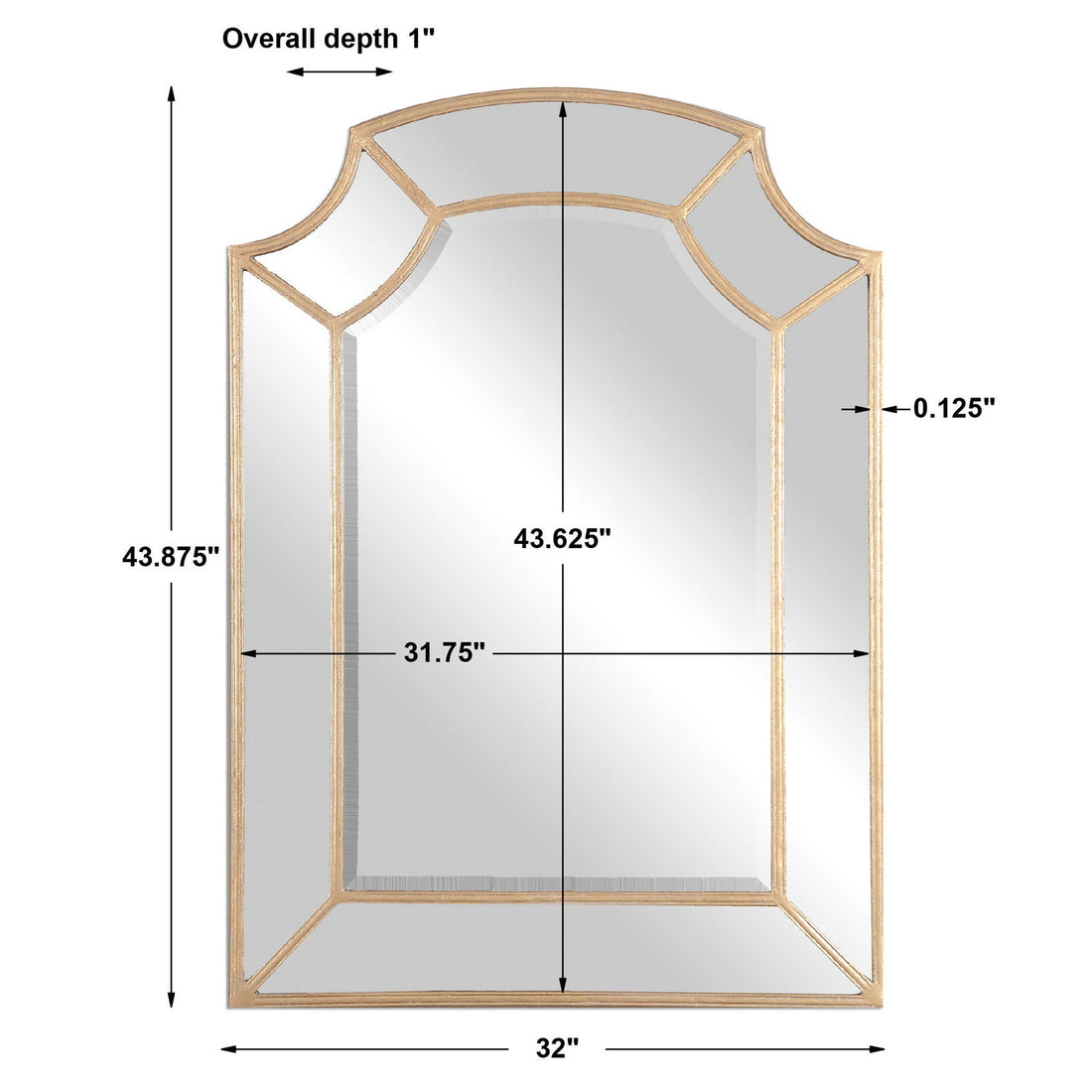 UTTERMOST FRANCOLI ARCH MIRROR - Mirrors