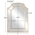 UTTERMOST FRANCOLI ARCH MIRROR - Mirrors