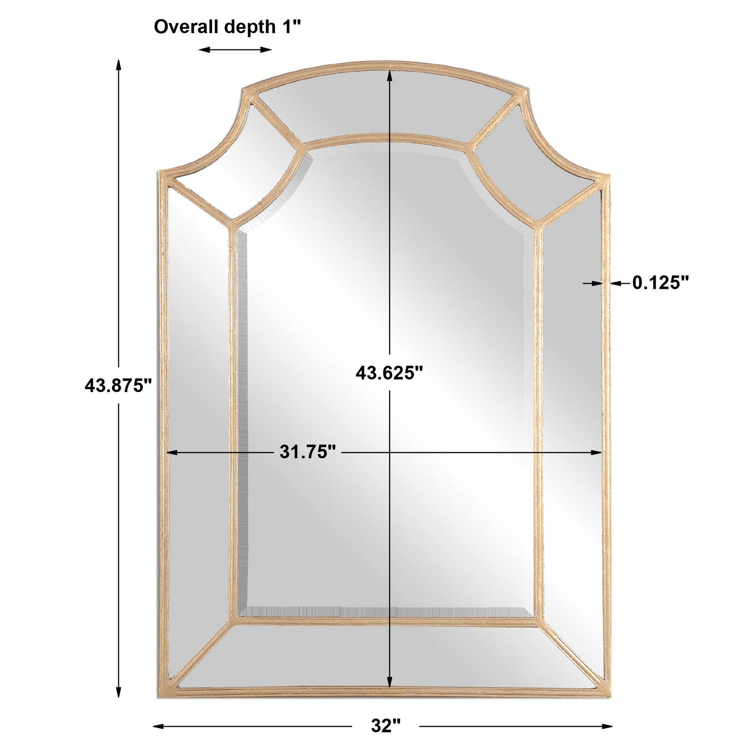UTTERMOST FRANCOLI ARCH MIRROR - Mirrors