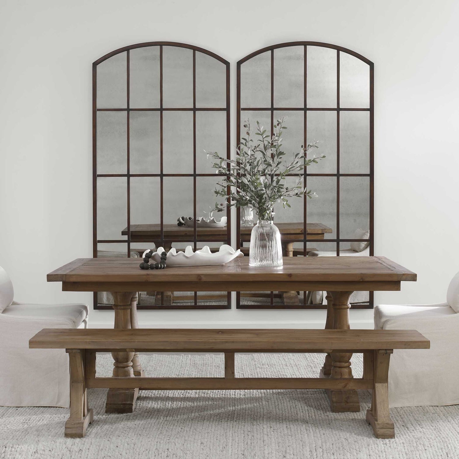UTTERMOST AMIEL ANTIQUE ARCH MIRROR - Mirrors