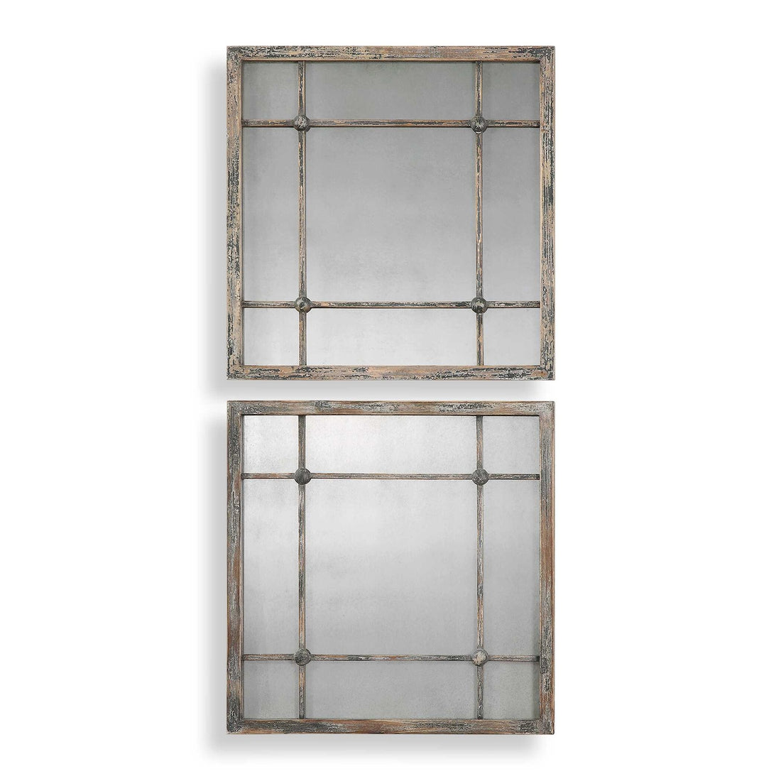 UTTERMOST Saragano Square Mirrors Set Of 2 - Mirrors