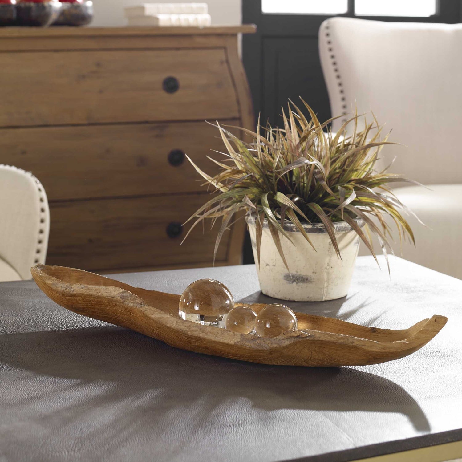 UTTERMOST LEAF BOWL - Decorative Accents