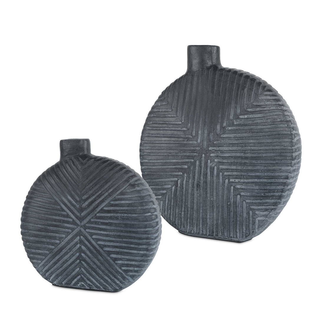 UTTERMOST Viewpoint Aged Vases Set Of 2 - Decorative Accents