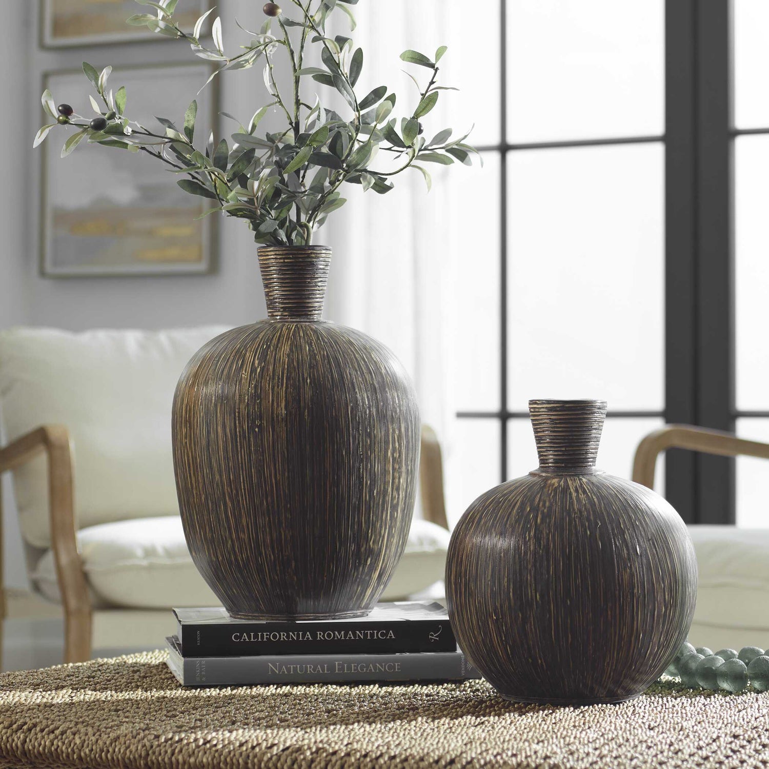 UTTERMOST Islander Vases Set Of 2 - Decorative Accents