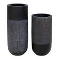 UTTERMOST Woven Shadow Vases Set Of 2 - Decorative Accents