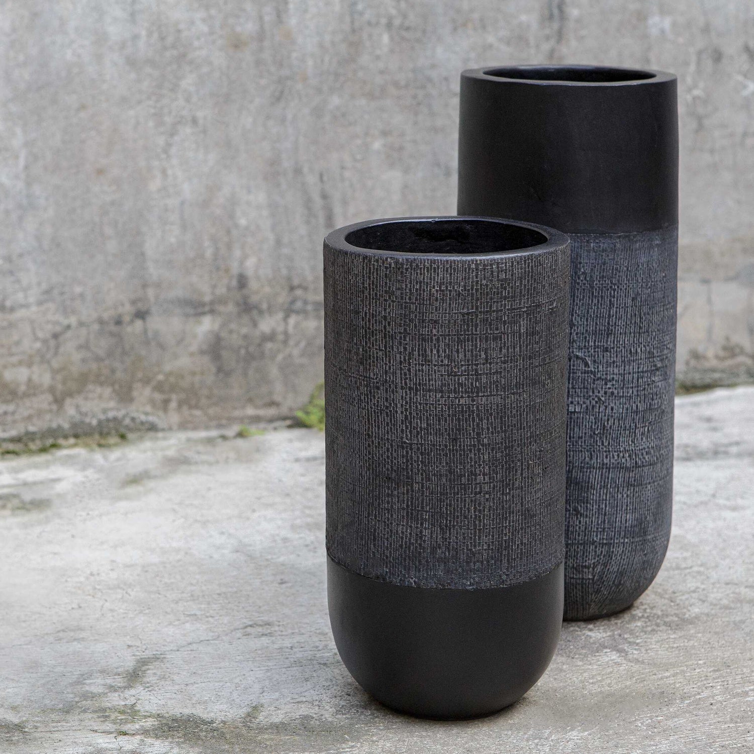 UTTERMOST WOVEN SHADOW VASES - Decorative Accents