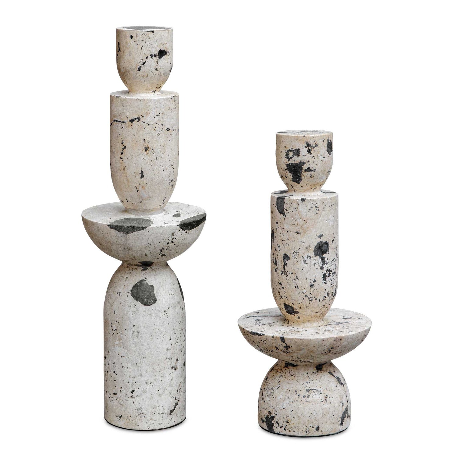 UTTERMOST Nouveau Tower Sculptures Set Of 2 - Decorative Accents