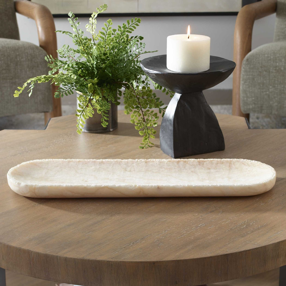 UTTERMOST Sculpted Onyx Bowl - Decorative Accents