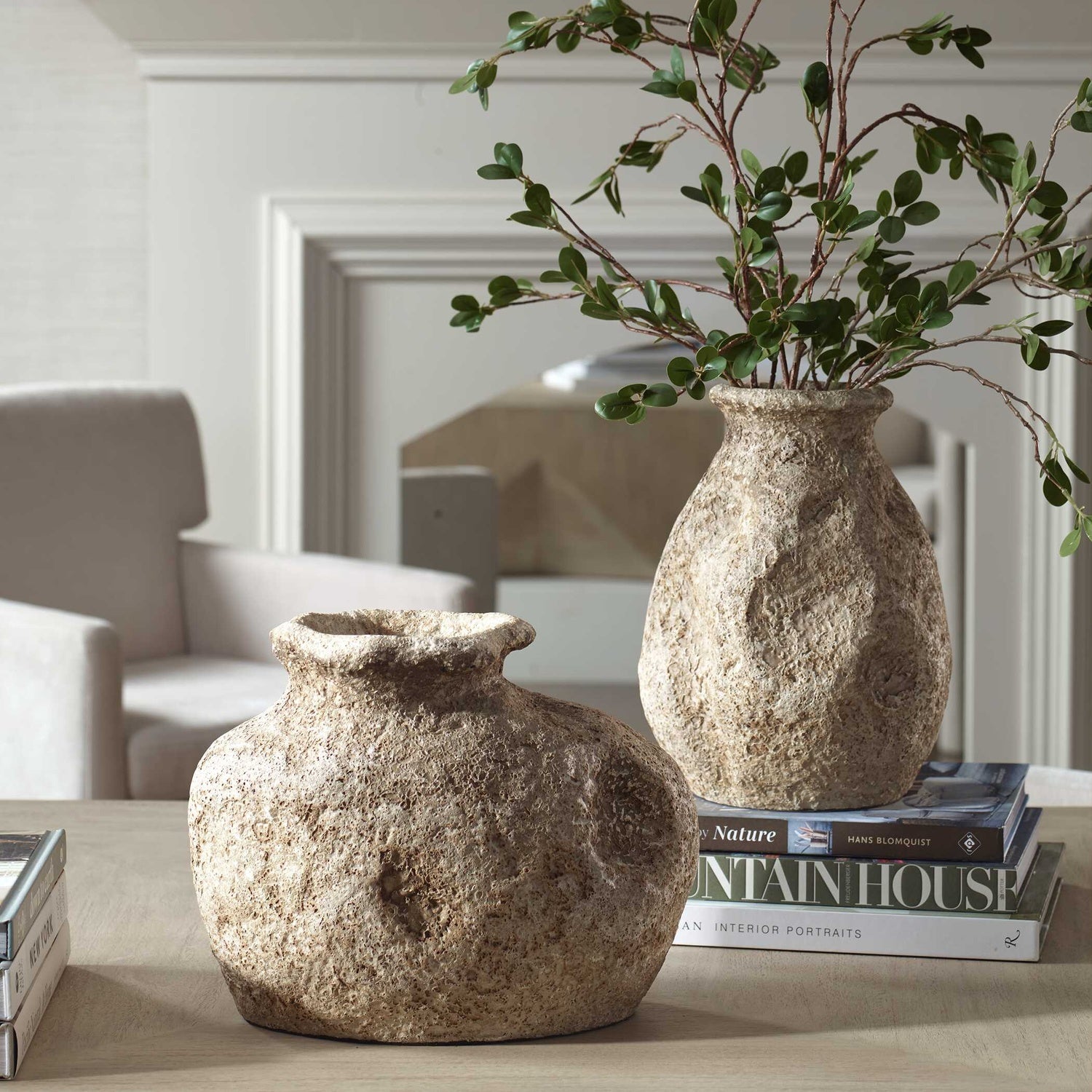 UTTERMOST Ancient Echos Vases Set Of 2 - Decorative Accents