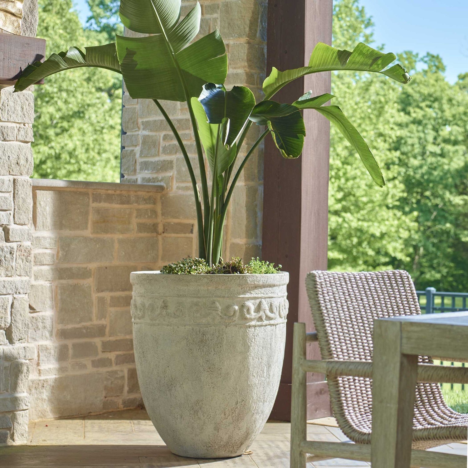 UTTERMOST TIMELESS TERRACE OUTDOOR PLANTER - Decorative Accents