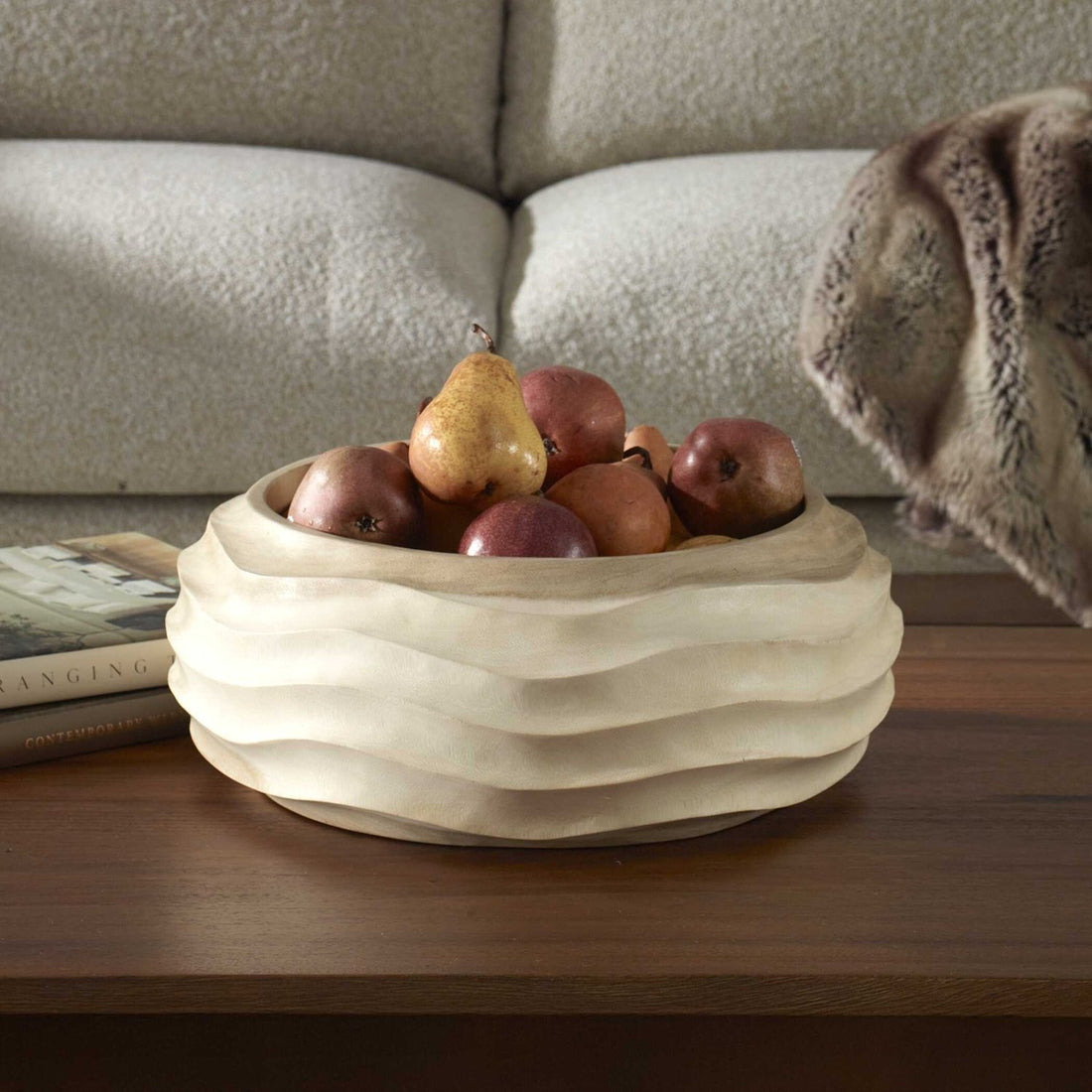 UTTERMOST Waveform Bowl - Decorative Accents