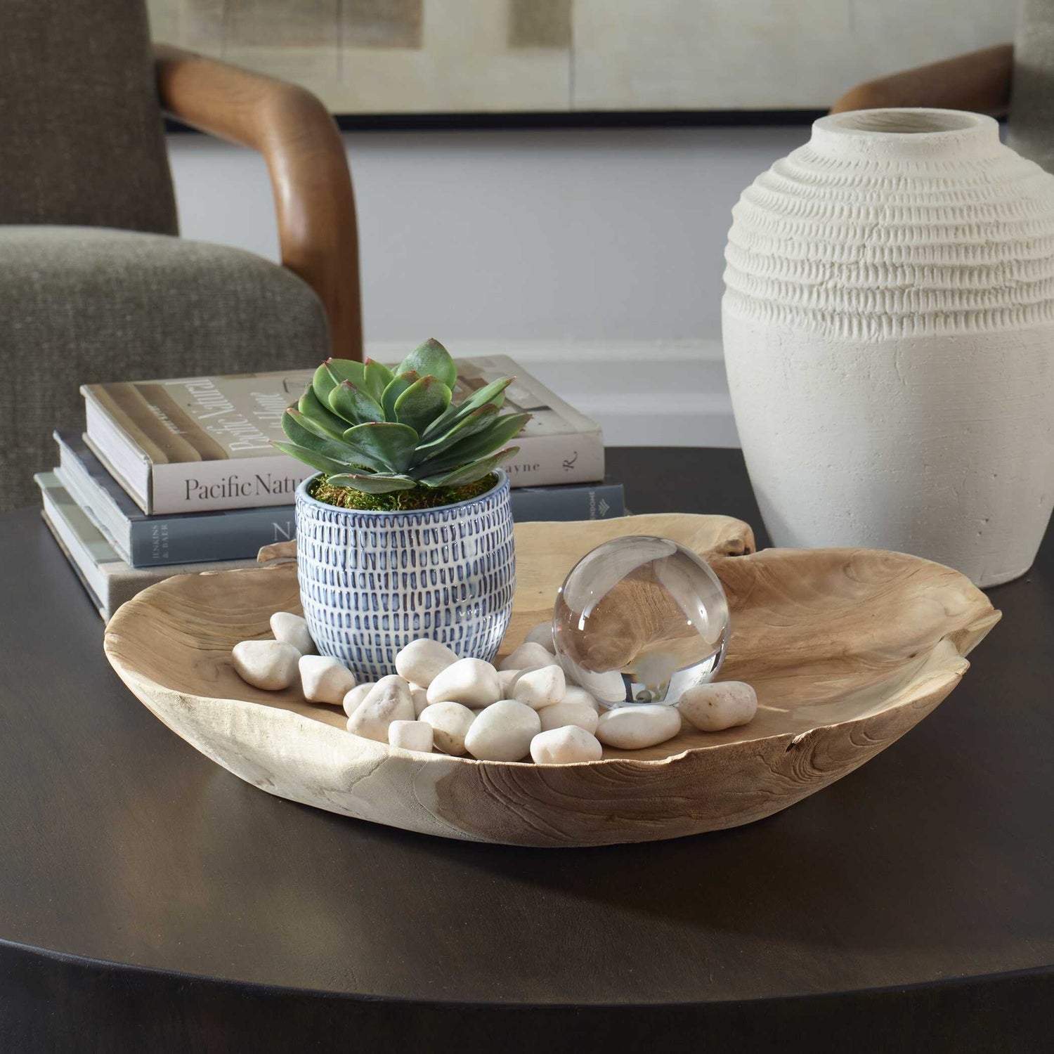 UTTERMOST Organic Embrace Outdoor Bowl - Decorative Accents