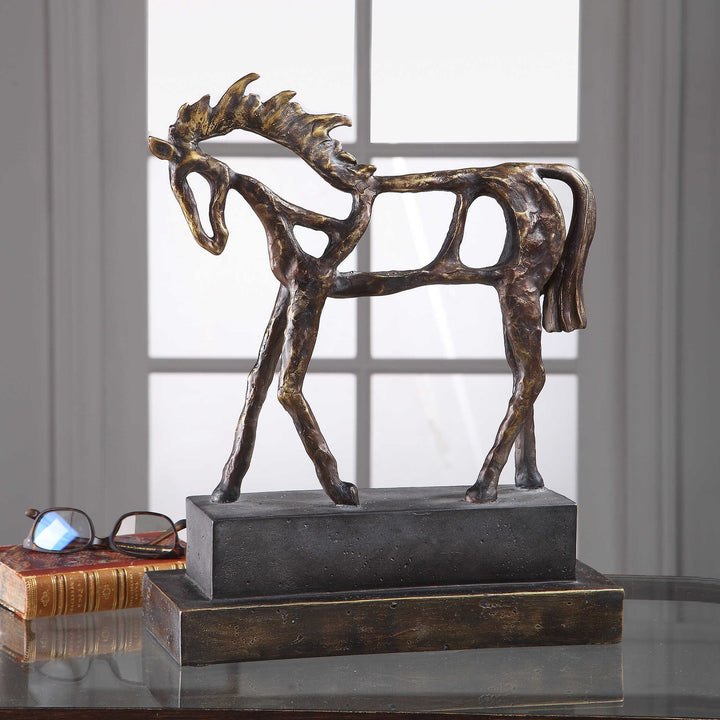 UTTERMOST Titan Horse Sculpture - Decorative Accents