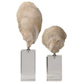 UTTERMOST Oyster Sculptures Set Of 2 - Decorative Accents