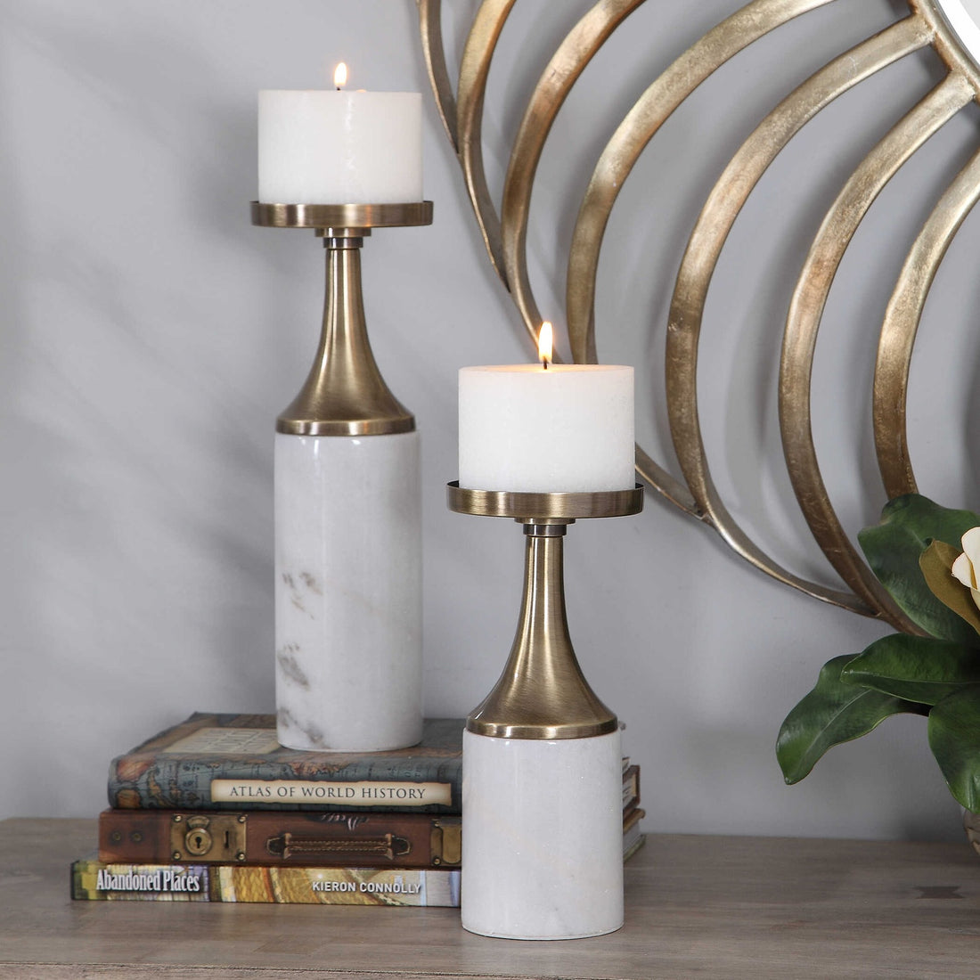 UTTERMOST Castiel Candleholders Set Of 2 - Decorative Accents