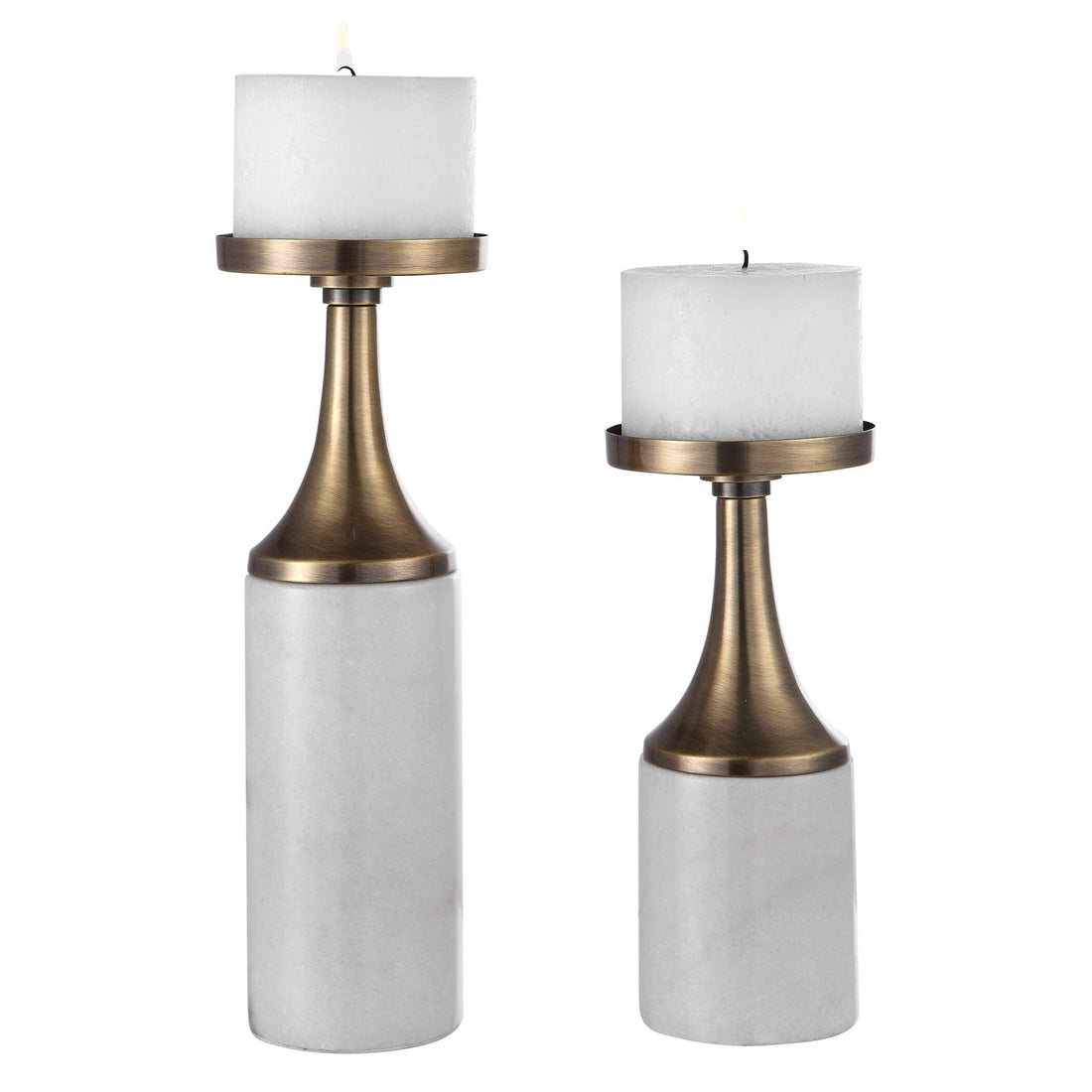 UTTERMOST CASTIEL CANDLEHOLDERS - Decorative Accents