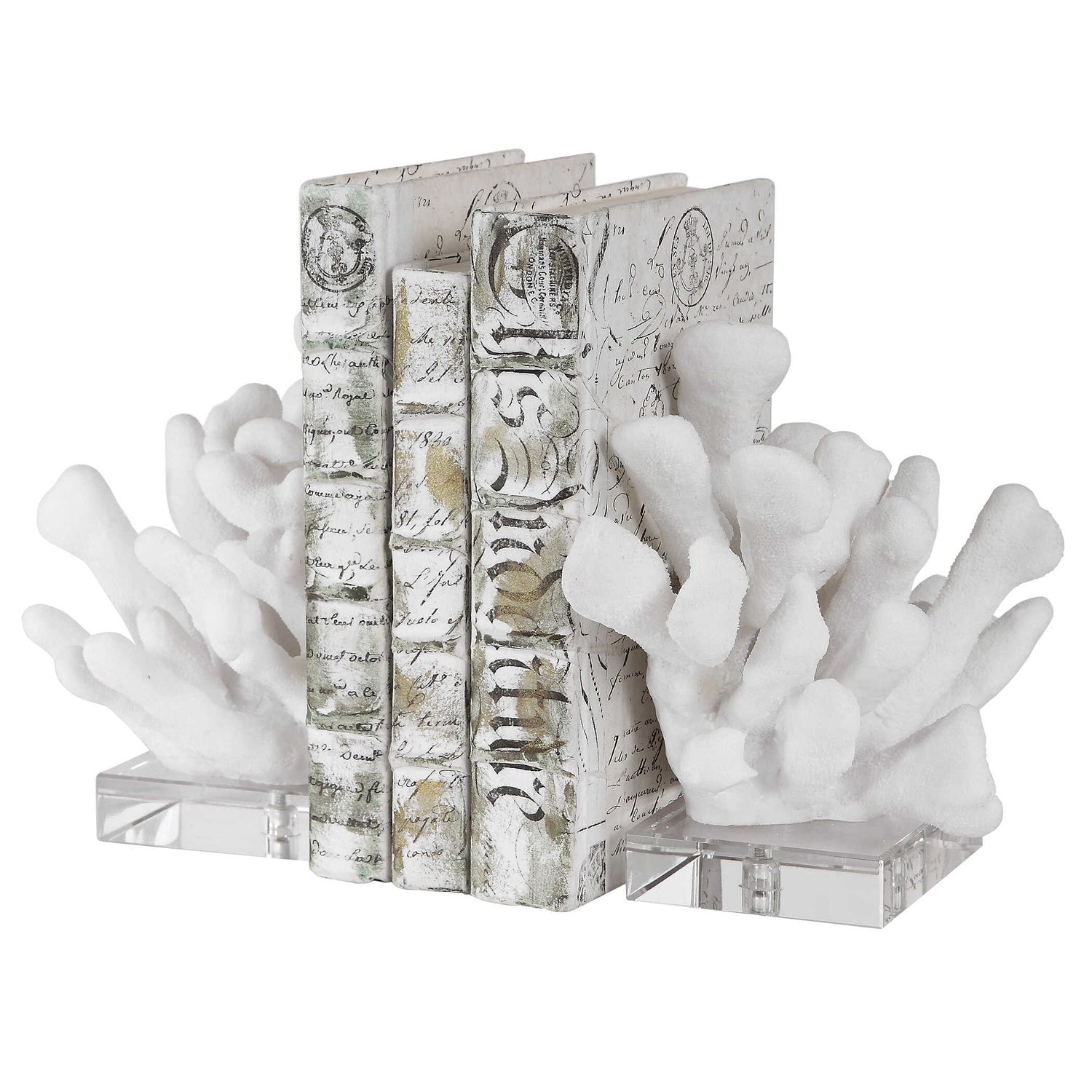 UTTERMOST CHARBEL BOOKENDS - Decorative Accents
