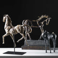 UTTERMOST CABALLO DORADO HORSE SCULPTURE - Decorative Accents