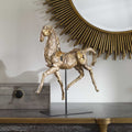 UTTERMOST Caballo Dorado Horse Sculpture - Decorative Accents