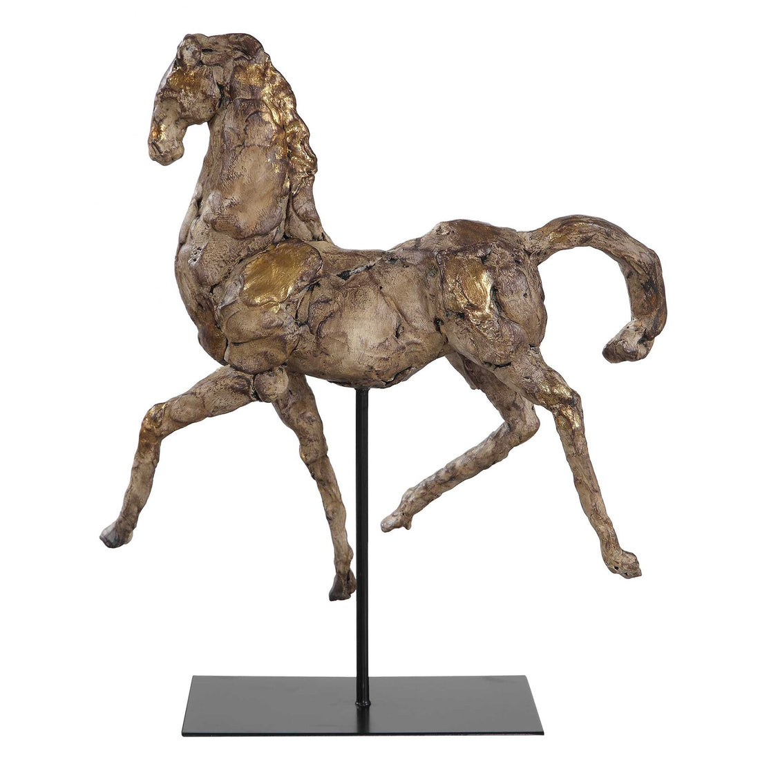 UTTERMOST Caballo Dorado Horse Sculpture - Decorative Accents