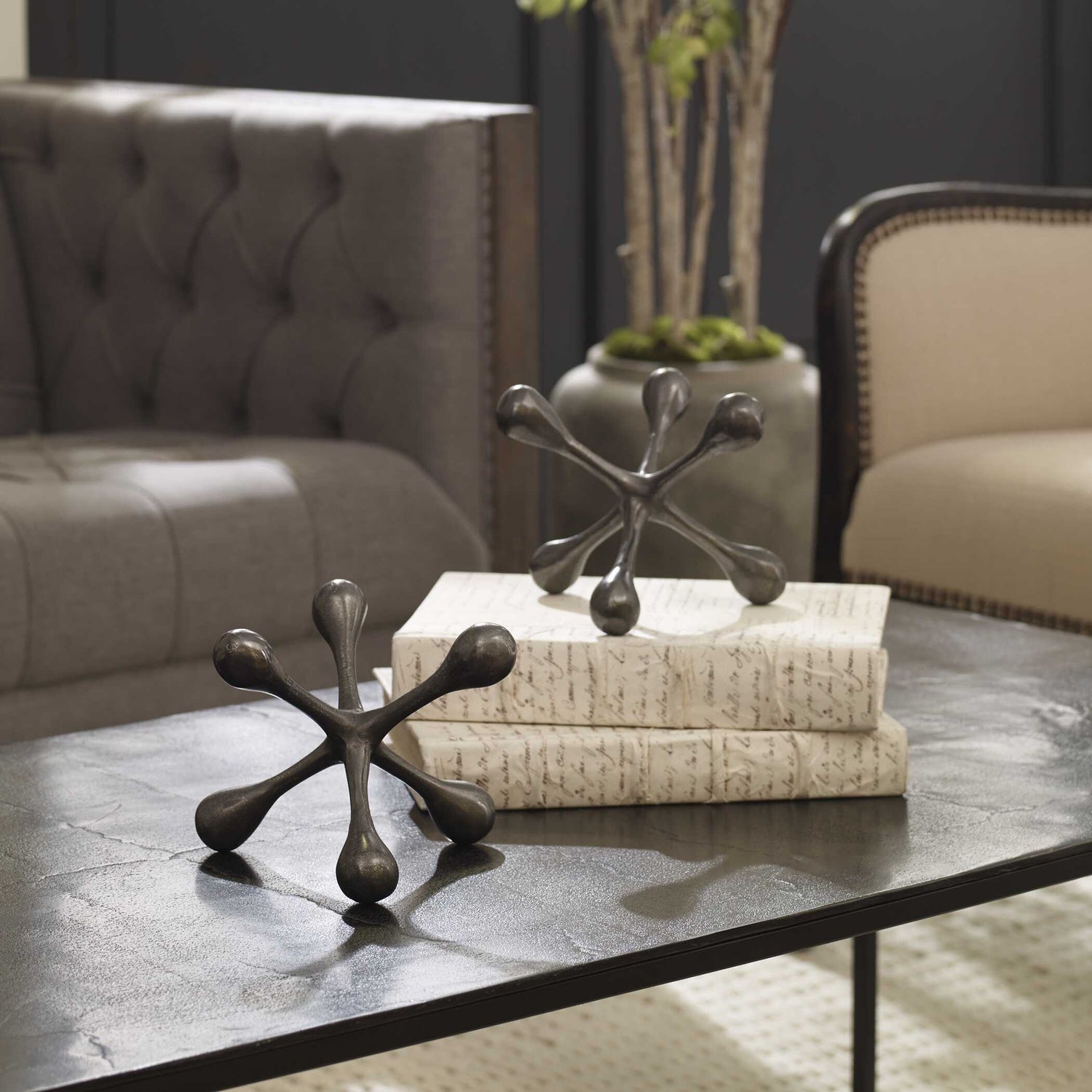 UTTERMOST Harlan Objects Set Of 2 - Decorative Accents