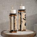 UTTERMOST ILLINI CANDLEHOLDERS - Decorative Accents