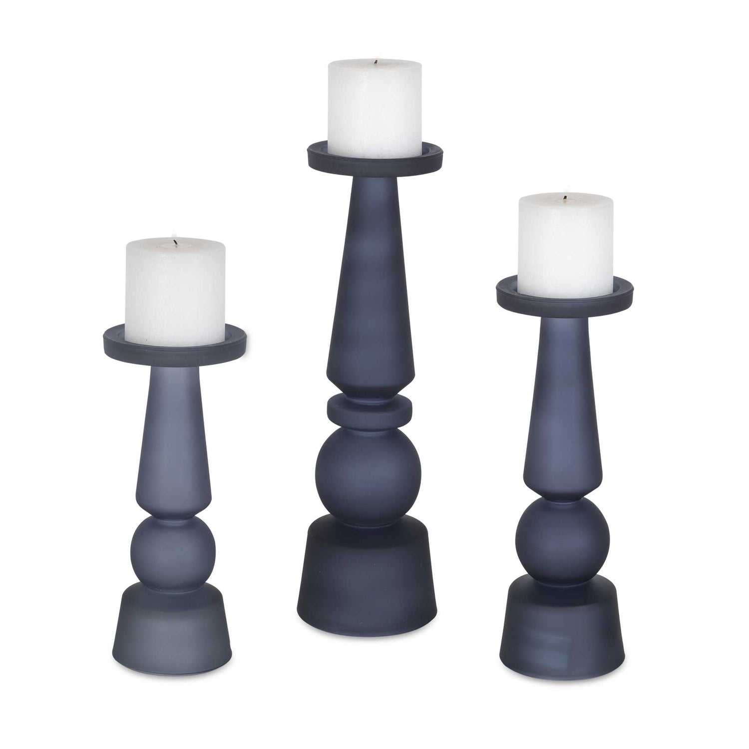 UTTERMOST Cassiopeia Candleholders Set Of 3 - Decorative Accents