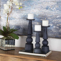 UTTERMOST CASSIOPEIA CANDLEHOLDERS - Decorative Accents