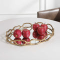 UTTERMOST CABLE CHAIN TRAY - Decorative Accents