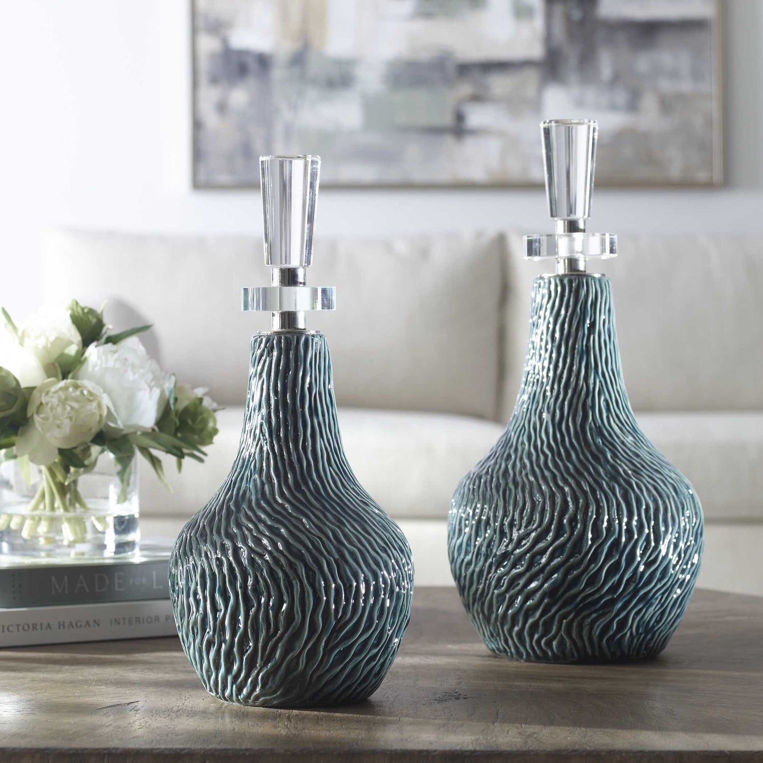 UTTERMOST ALMERA BOTTLES - Decorative Accents